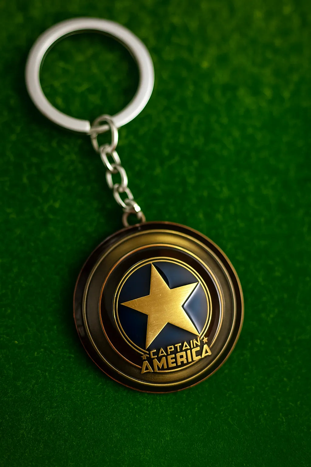 Captain America Shield Keychain