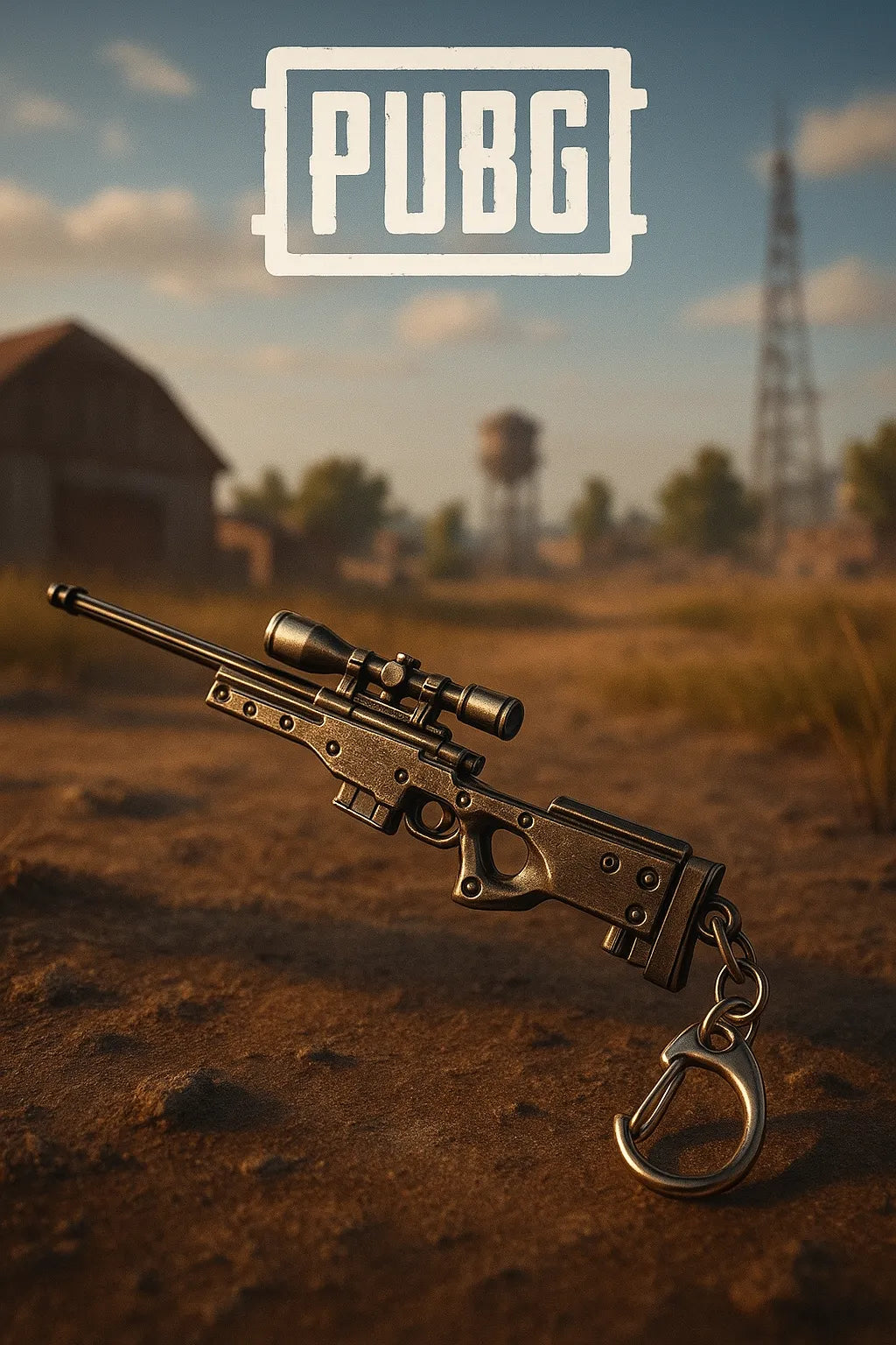 PUBG AWM Keychain