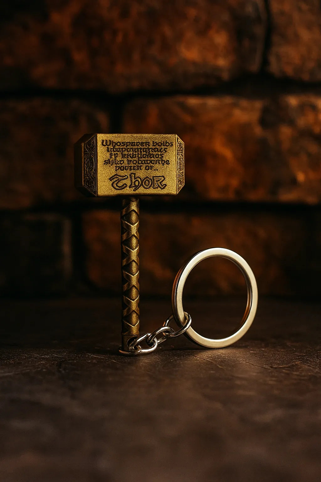 Thor's Hammer Keychain