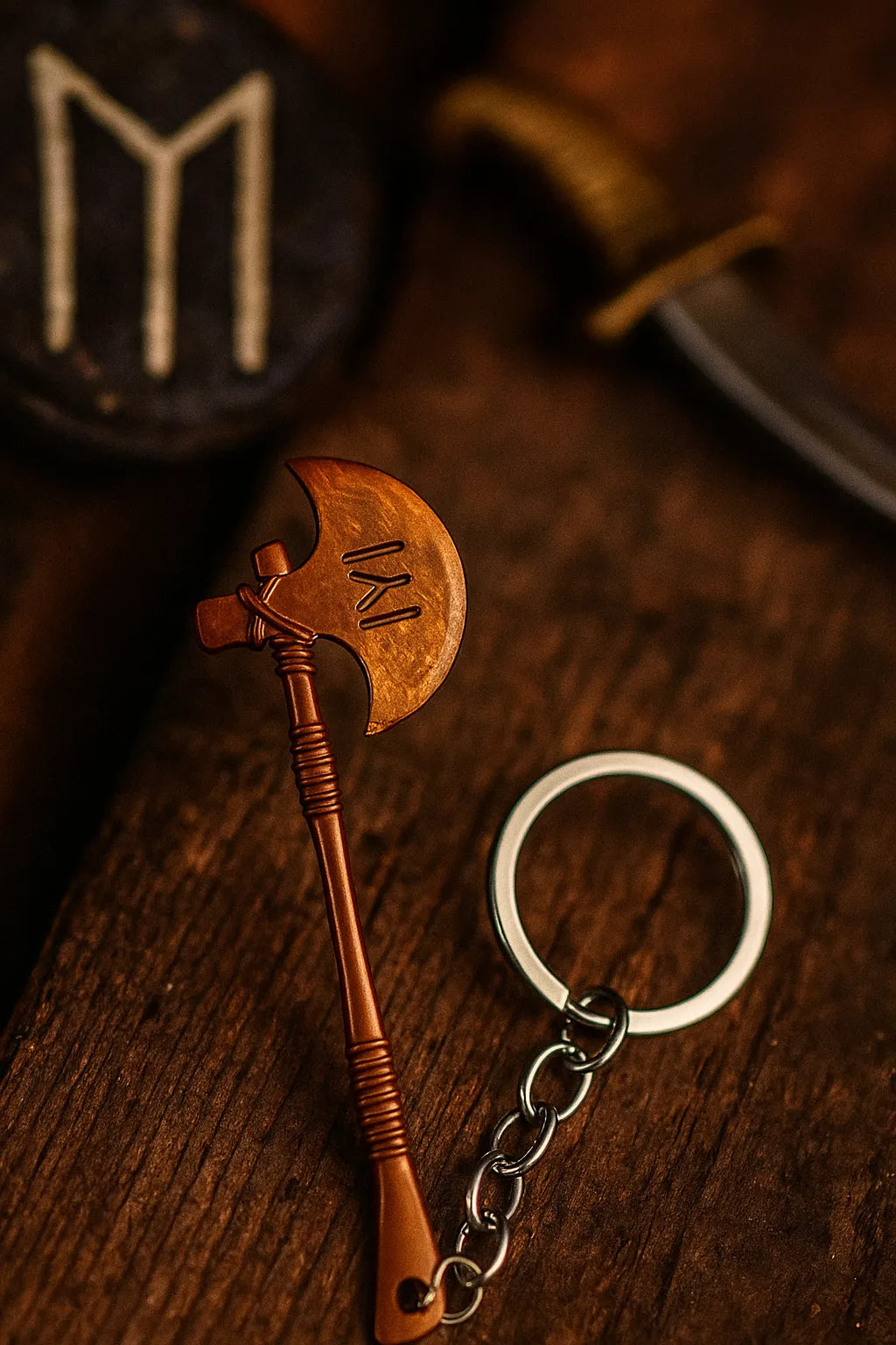 Turgut Alp Axe Keychain